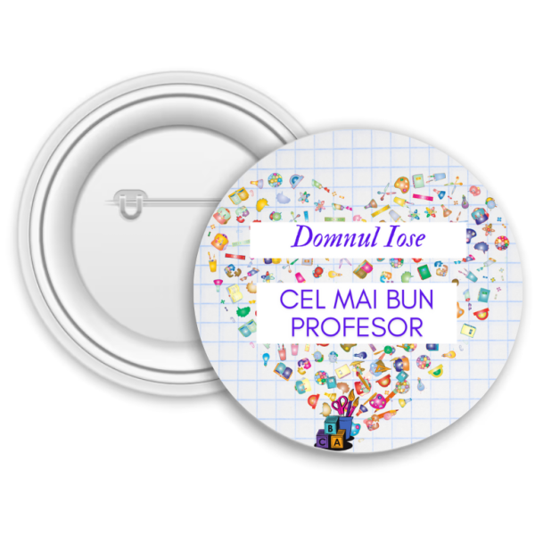 insigna metalica personalizata