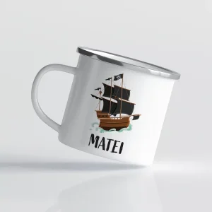 cana metalica emailata