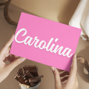 Ciocolata personalizata - cadou personalizat cu nume