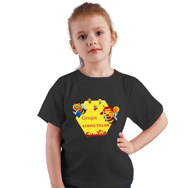 Cadou absolvire gradiniță, tricou personalizat, fetițe - Grupa albinuțelor