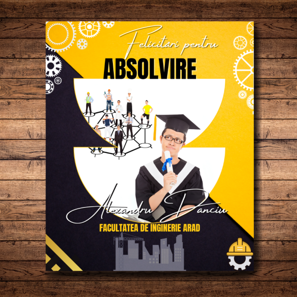 cadou absolvire inginer