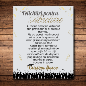cadou absolvire baiat