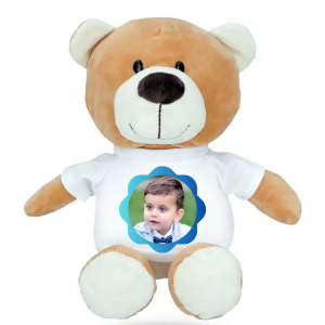 Cadou pentru baieti - ursulet personalizat cu poza