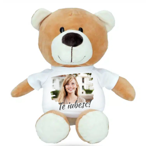 Cadou pentru iubita, ursulet de plus personalizat