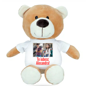 Ursulet de plus pentru iubita - cadou personalizat cu nume