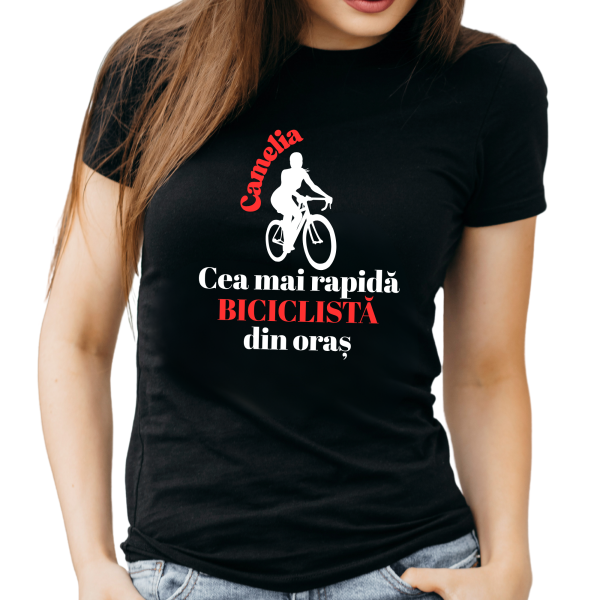tricou personalizat pentru bicicliste