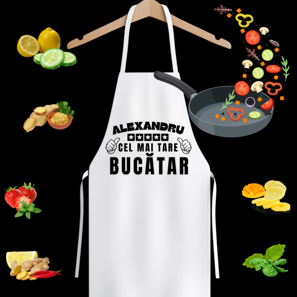 Sort de bucatarie personalizat, pentru barbati - cadou pentru bucatari